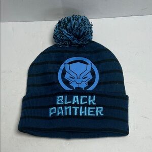 Marvel Knit Beanie in Deep Blue with Black Tag